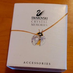 Swarovski Crystal Memories Ladybug Necklace